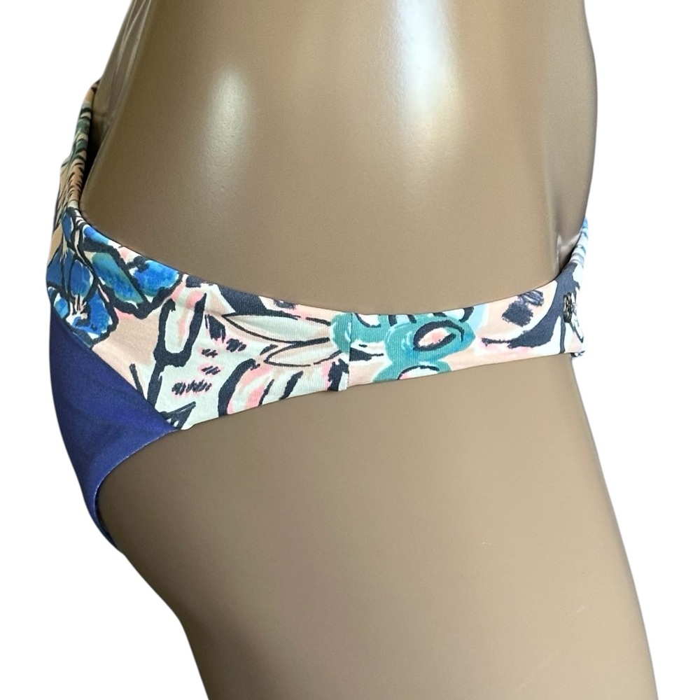 Maaji Floral/Striped Solid Reversible Bikini Swim… - image 3